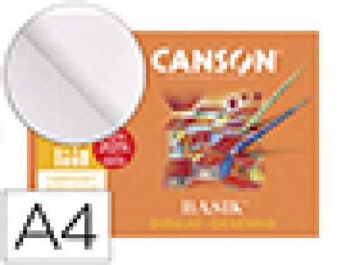 Papel de desenho basik din a4 sem esquadria em minipacks de 10 folhas , Canson , 22545 , 3148950025371